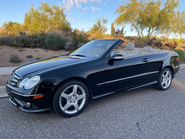 2009 MERCEDES-BENZ CLK 350 AMG CONVERTIBLE ONLY 82K MILES - cars for sale in Phoenix, AZ