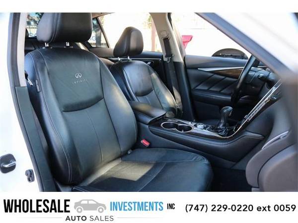 2014 INFINITI Q50 sedan Premium (Moonlight White) for sale in Van Nuys, CA – photo 6
