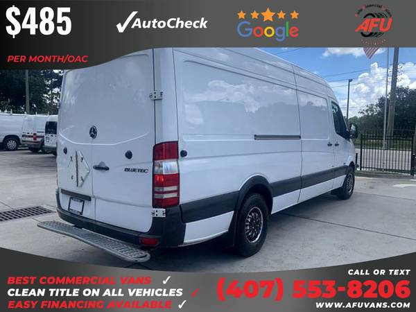 485/mo - 2012 Mercedes-Benz Sprinter 2500 Cargo Extended w170 w 170 for sale in Kissimmee, FL – photo 5