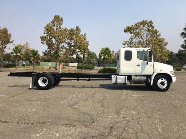 2012 HINO 268A 6 SEATER CREWCAB PTO READY CAB & CHASSIS **118k... for sale in Fairfield, WA – photo 2