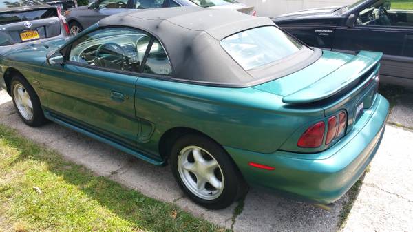 1998 Mustang GT Green Convertible Collectors Item MINT Low Miles for sale in NEW YORK, NY – photo 6