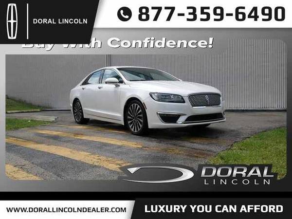 2017 Lincoln Mkz Black Label Quality Vehicle Financing Available for sale in Miami, FL