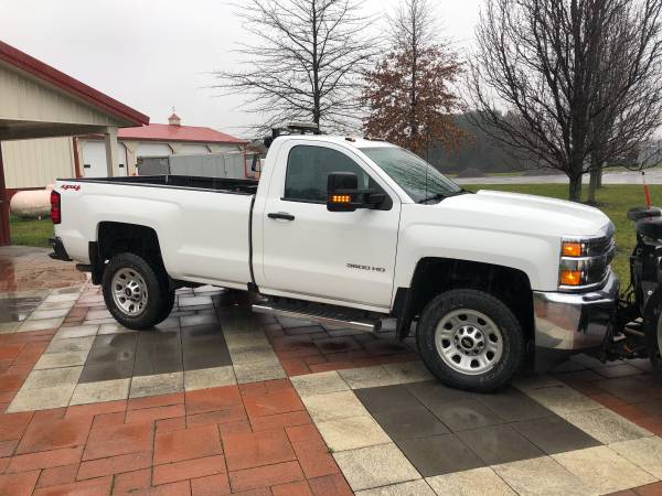 2018 Silverado 3500 Plow Truck - cars & trucks - by owner - vehicle... for sale in Darien Center, NY – photo 4