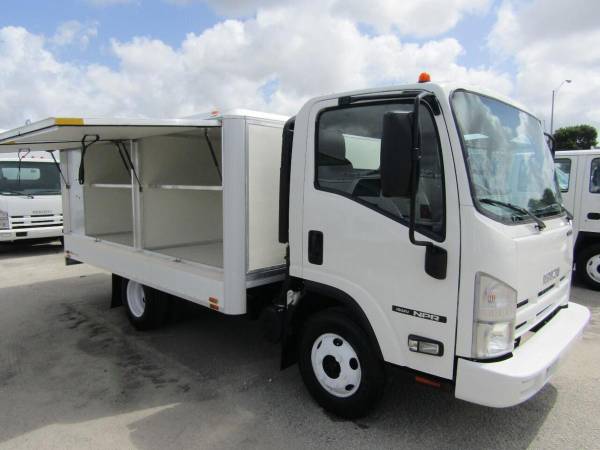 2014 Isuzu NPR-HD Dry Box Truck Delivery Truck Cutaway CARGO VANS for sale in Opa-Locka, FL – photo 8