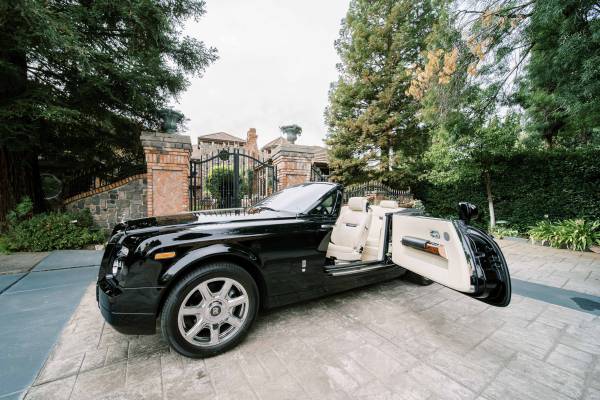 Pristine Black Rolls Royce Phantom Drophead Coupe Convertible - cars for sale in Santa Barbara, CA – photo 3