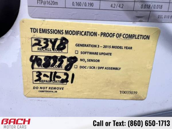 2015 Volkswagen Golf TDI 6 SPD Manual 45 MPG for sale in Canton, CT – photo 22