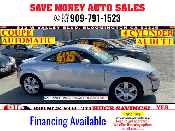 2004 Audi TT 4 CYLINDER AUTOMATIC EXTRA CLEAN - - by for sale in BLOOMINGTON, CA