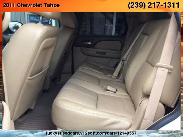 2011 Chevrolet Tahoe LT Sport Utility 4D Lucky's SW Premier Motors for sale in North Fort Myers, FL – photo 15