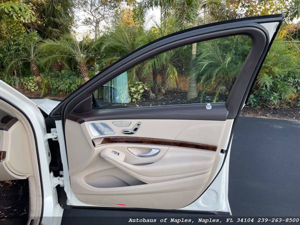 REDUCED 4, 000 2017 Mercedes-Benz S550 4MATIC - LOW MILES, Bur for sale in Naples, FL – photo 24