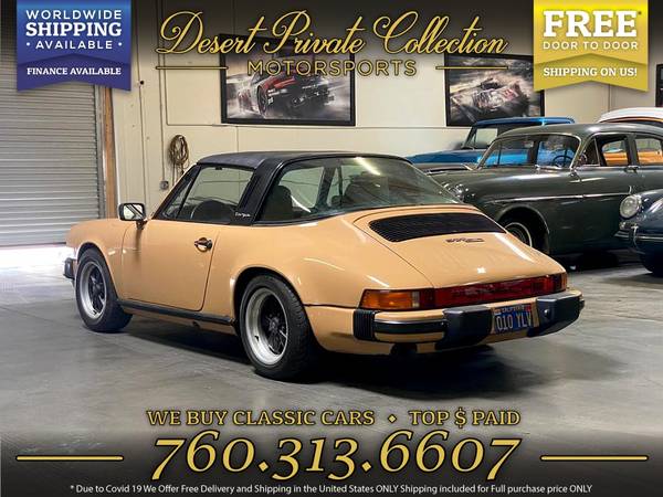 1978 Porsche 911sc Sand Beige RESTORED 88k Miles Coupe - New LOW... for sale in Palm Desert , CA – photo 3