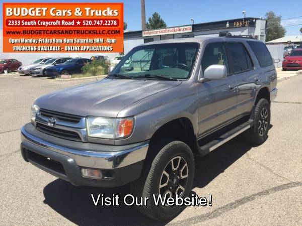 2002 Toyota 4Runner 4dr SR5 3.4L Auto - We Finance! - Visit Our... for sale in Tucson, AZ – photo 2