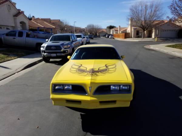 1978 3 8 v6 pontiac firebird for sale in Palmdale, CA