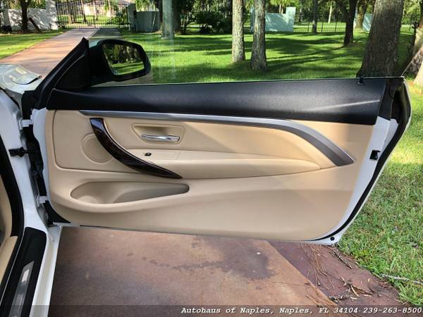2016 BMW 428i Coupe 49K Miles! White over Beige! Driver assist packa... for sale in Naples, FL – photo 18