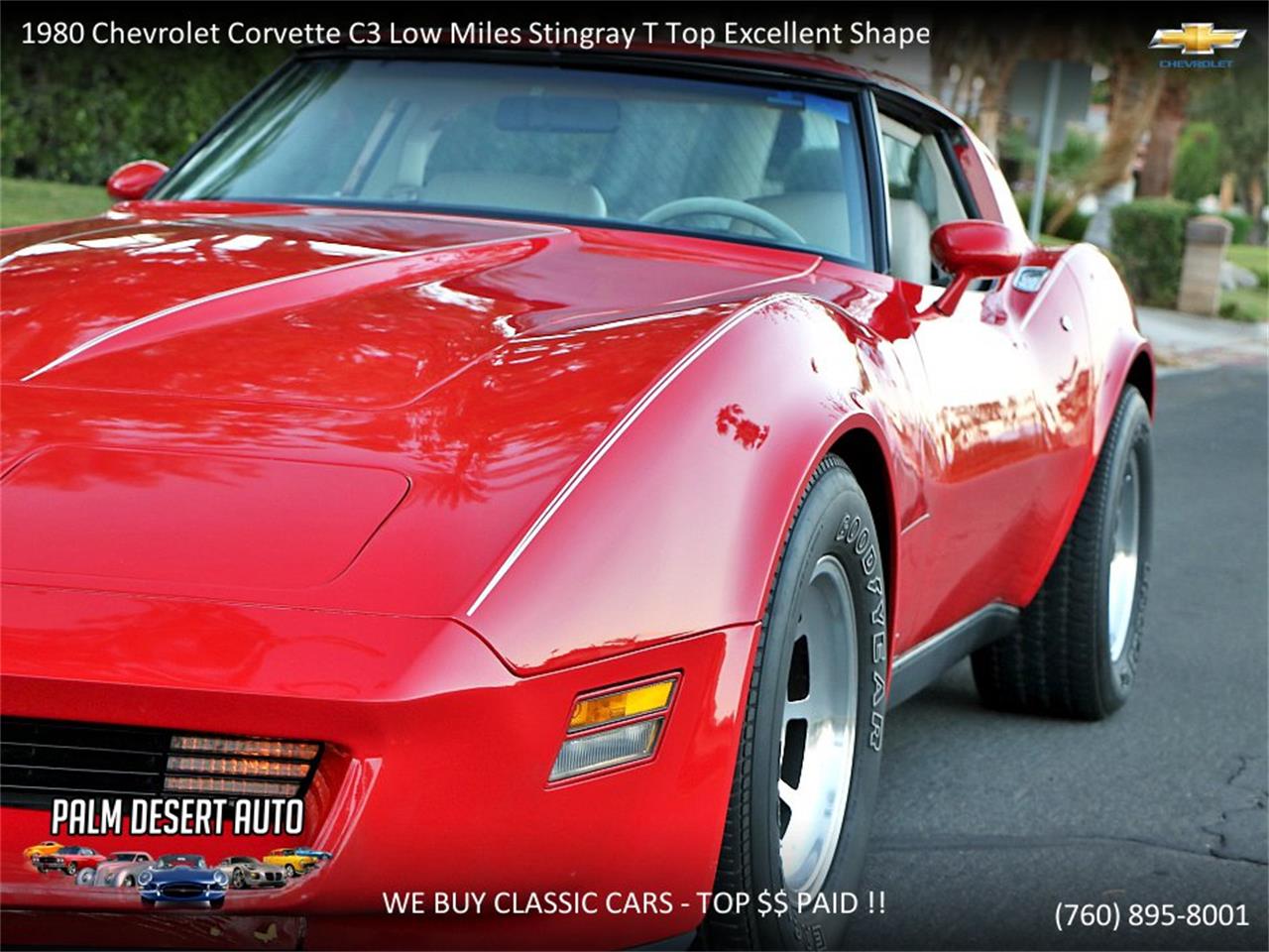 1980 Chevrolet Corvette for sale in Palm Desert , CA – photo 12
