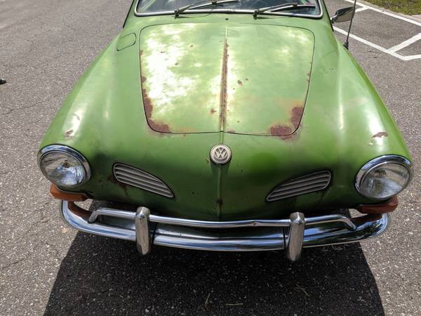 1971 VW Karmann Ghia Convertible SURVIVOR stored since 84 for sale in Safety Harbor, FL – photo 2