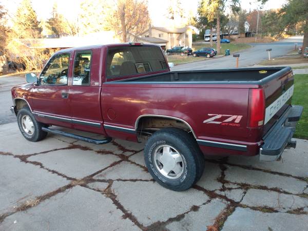 1994 Chevy 1500 4x4 short box ex-cab - cars & trucks - by owner -... for sale in Greenacres, WA – photo 3