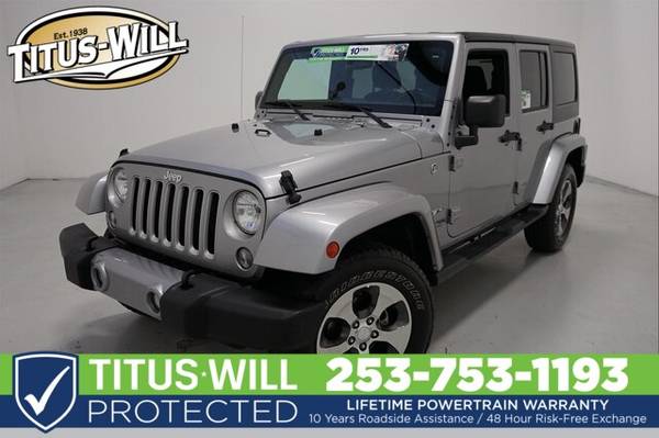✅✅ 2018 Jeep Wrangler JK Unlimited Sahara SUV for sale in Tacoma, OR