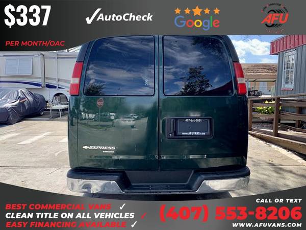 337/mo - 2014 Chevrolet Express 1500 Cargo Van 3D 3 D 3-D - cars & for sale in Kissimmee, FL – photo 5