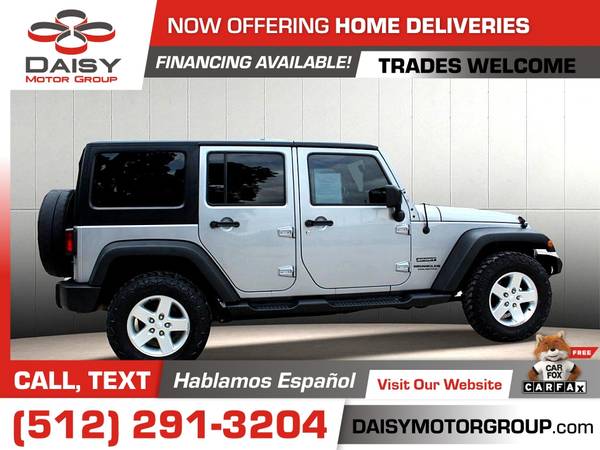 2014 Jeep Wrangler Unlimited 4WDSport 4 WDSport 4-WDSport for only for sale in Round Rock, TX – photo 5