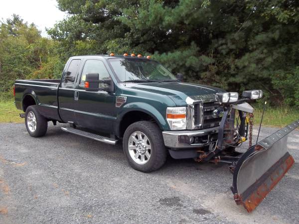 2008 Ford F350 Super Cab Lariat 4WD with Diesel & Plow for sale in West Bridgewater, MA – photo 2