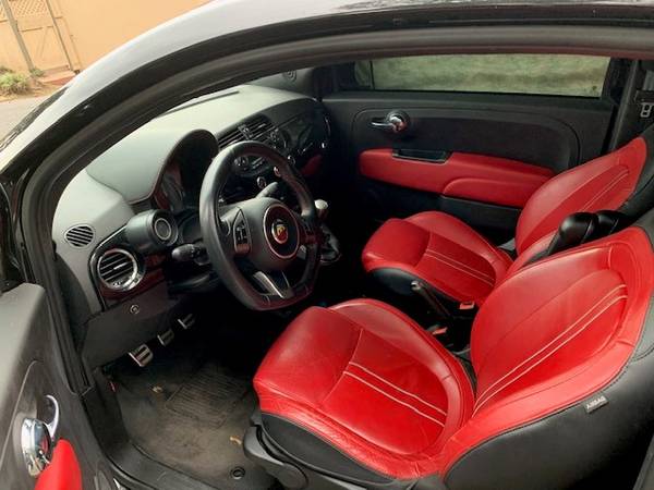2014 Fiat 500 Abarth / Black and Red - cars & trucks - by owner -... for sale in Aptos, CA – photo 4
