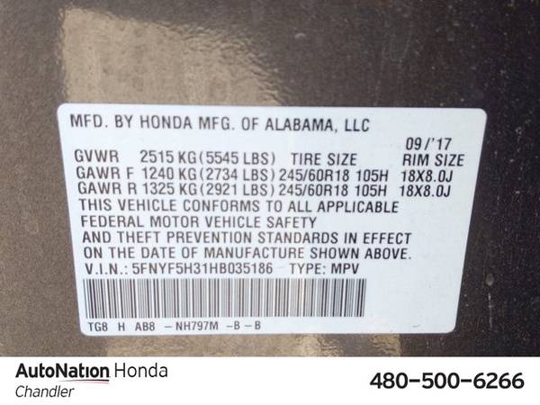 2017 Honda Pilot EX SKU:HB035186 SUV - cars & trucks - by dealer -... for sale in Chandler, AZ – photo 16