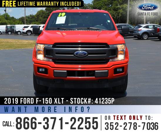 2019 Ford F150 XLT 4WD SYNC - Camera - Touchscreen - cars & for sale in Alachua, FL – photo 2