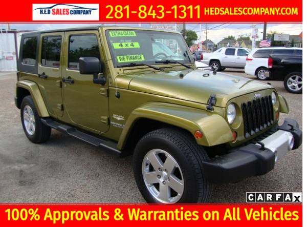 2008 Jeep Wrangler 4WD 4dr Unlimited Sahara for sale in Houston, TX