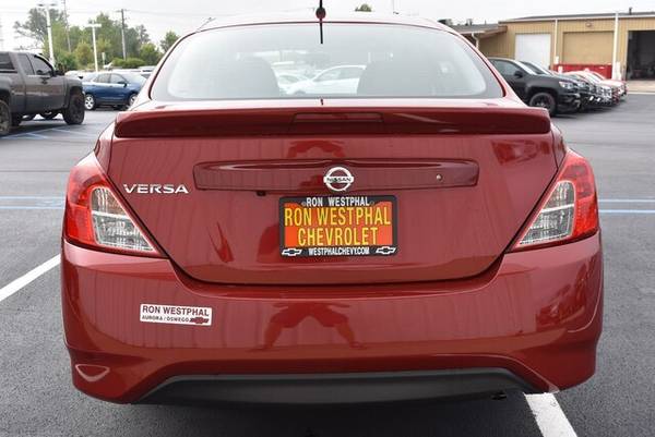 2019 *Nissan* *Versa* 1.6 S+ sedan Cayenne Red Metallic for sale in Oswego, IL – photo 4