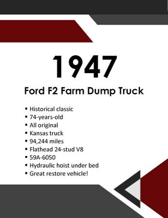 Vintage Ford F2 Farm Truck for sale in Eaton, OH – photo 2