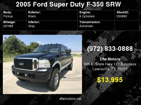 2005 Ford Super Duty F-350 Lariat FX4 OffRoad LIFTED!!! for sale in Lewisville, TX – photo 24