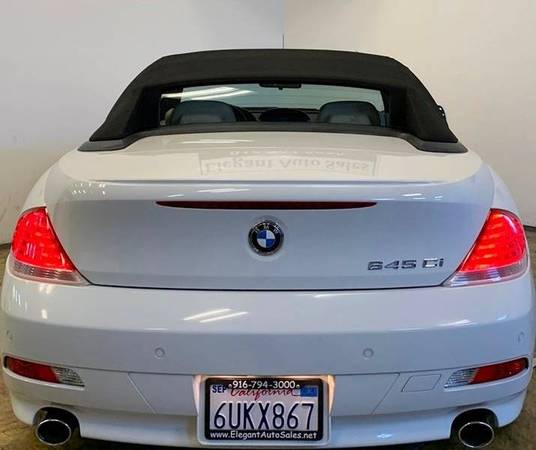 2005 BMW 645Ci CONVERTIBLE * 43K LOW MILES * WARRANTY * FINANCE for sale in Rancho Cordova, CA – photo 5