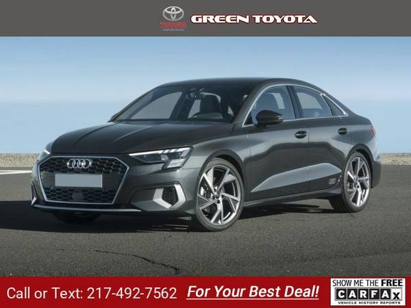2022 Audi A3 sedan Ibis White - - by dealer - vehicle for sale in Springfield, IL