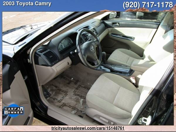 2003 TOYOTA CAMRY SE 4DR SEDAN Family owned since 1971 - cars & for sale in MENASHA, WI – photo 11