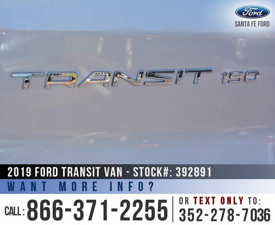 2019 FORD TRANSIT CARGO VAN *** Cruise, Camera, $5,000 off MSRP! ***... for sale in Alachua, FL – photo 21