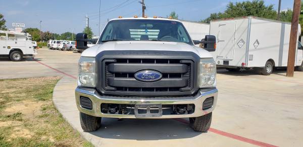 2014 FORD F350 XL 4X4 CREW CAB FLATBED DUALLY DIESEL ENGINE 66-K for sale in Arlington, TX – photo 15