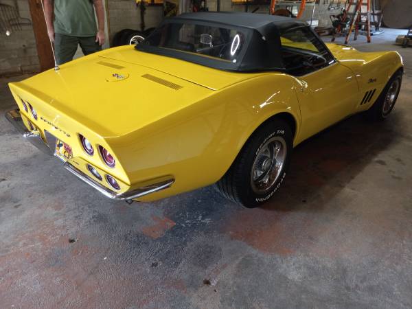 1969 Corvette 427 4spd yellow convt Beautiful - - by for sale in Gainesville, GA – photo 3