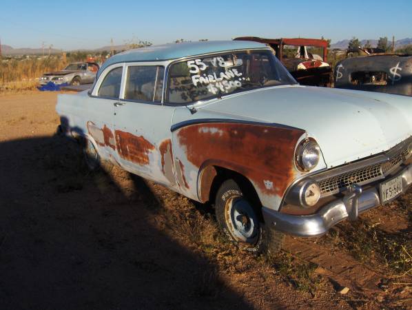 1955 Ford Fairlane V8 Auto Fordomatic 2 door - - by for sale in Chaparral, TX