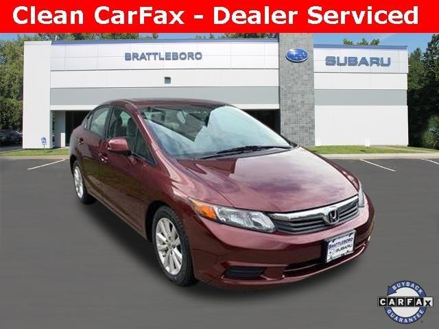 2012 Honda Civic EX for sale in Other, VT