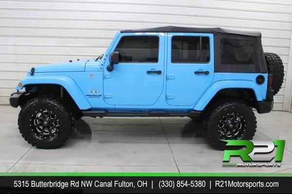 2017 Jeep Wrangler Unlimited Sahara 4WD Your TRUCK Headquarters! We for sale in Canal Fulton, OH – photo 9