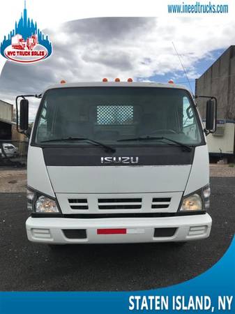 2007 ISUZU NPR 14' FEET FLATBED TRUCK DIESEL AUTOMATIC-new jersey for sale in STATEN ISLAND, NY – photo 6