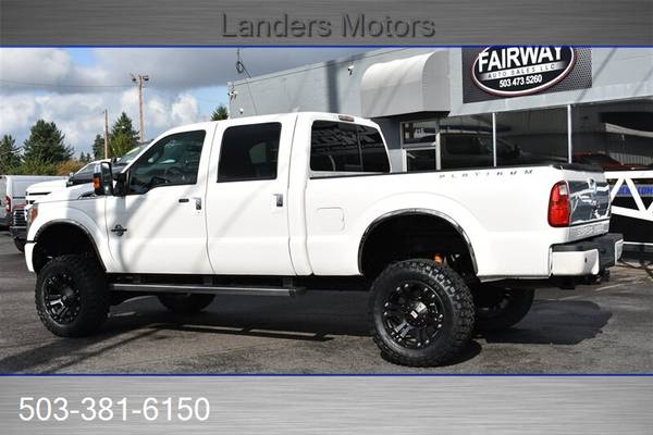 2013 FORD F250 PLATINUM 6.7L POWERSTROKE DIESEL LIFTED 37s LOADED for sale in Gresham, OR – photo 3