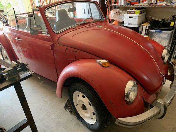 1968 VW Beetle Bug Convertible Autostick for sale in Fayetteville, AR – photo 2