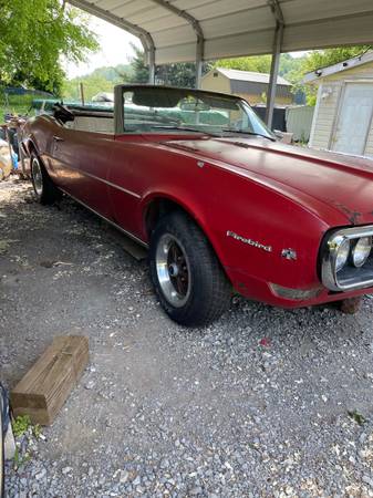 1968 Pontiac Firebird Convertible needs restoration for sale in Cincinnati, OH