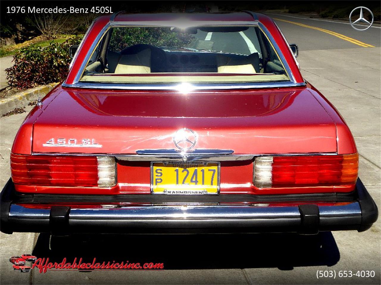 1976 Mercedes-Benz 450SL for sale in Gladstone, OR – photo 3