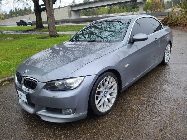 2009 BMW 328i Grey/Brown Hard Top Convertible Rare 6 Speed Manual for sale in Portland, OR – photo 2
