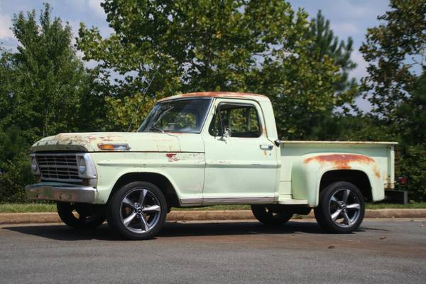 1971 Ford F100 - Short Bed- Flare Side - COOL PATINA ! for sale in Eatonton, FL – photo 4