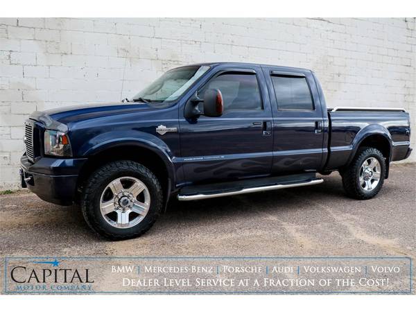 Turbo Diesel 4x4! Gorgeous Ford F250 Super Duty HARLEY Truck! - cars... for sale in Eau Claire, MN