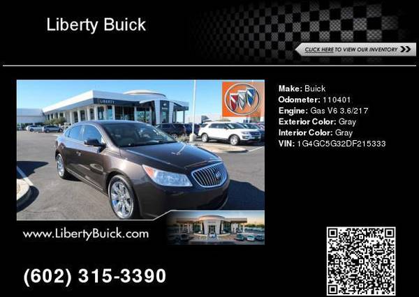 2013 Buick LaCrosse Leather Great Deal - - by for sale in Peoria, AZ