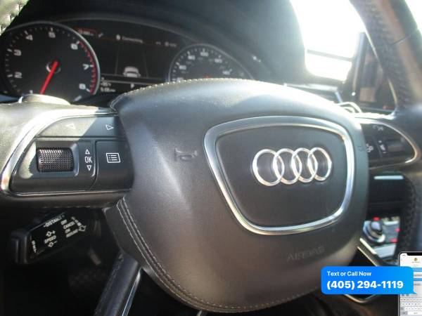 2014 Audi A8 L 4.0T quattro AWD 4dr Sedan $0 Down WAC/ Your Trade -... for sale in Oklahoma City, OK – photo 19